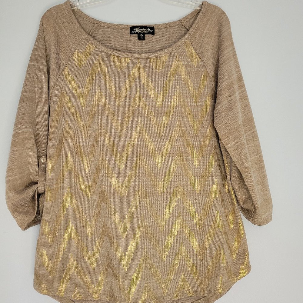 Absolutely Famous - M - Tan Top